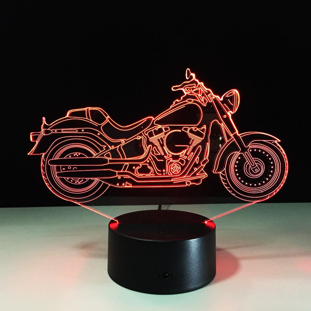 Motorcycle 3D Night Light - Zambeel