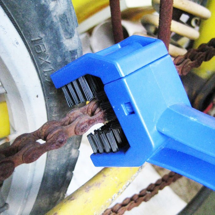 Motorcycle Bicycle Chain Brake Remover Clean Brush - Zambeel