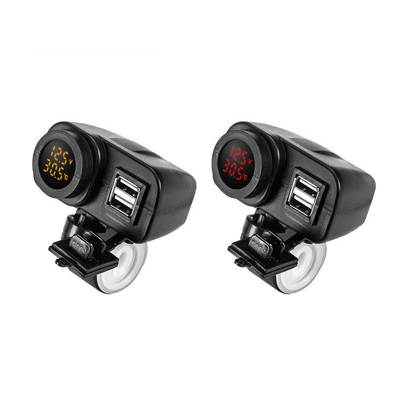 Motorcycle Car Mobile Phone Charger Waterproof With Switch - Zambeel