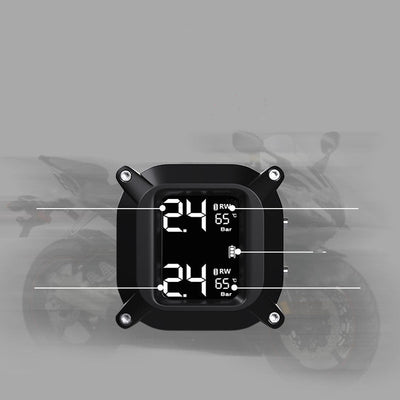 Motorcycle Wireless Tire Pressure Monitoring System - Zambeel