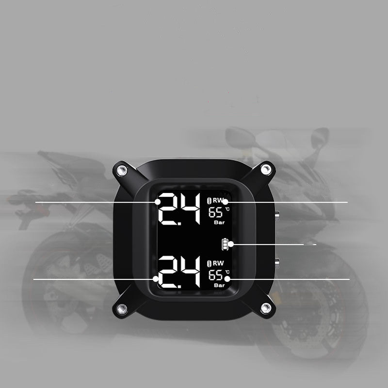 Motorcycle Wireless Tire Pressure Monitoring System - Zambeel