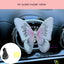 Moving Embroidery Butterfly Center Console Air Outlet Decoration Healing Series Car Accessories - Zambeel