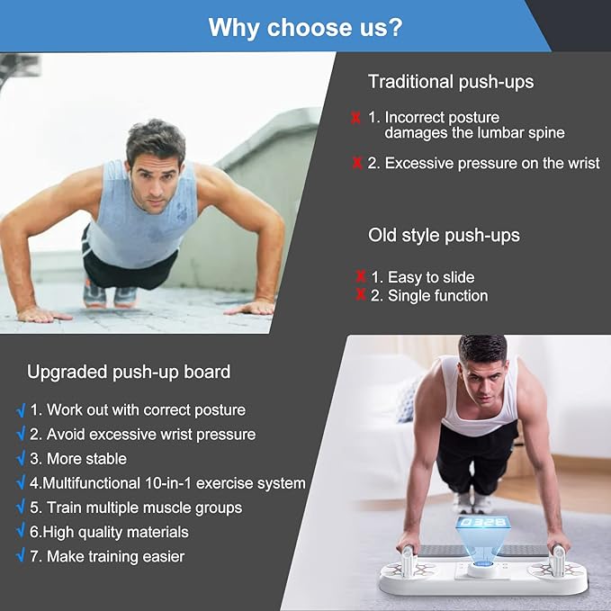 Multi - Function Push - Up Board with Handles - Zambeel