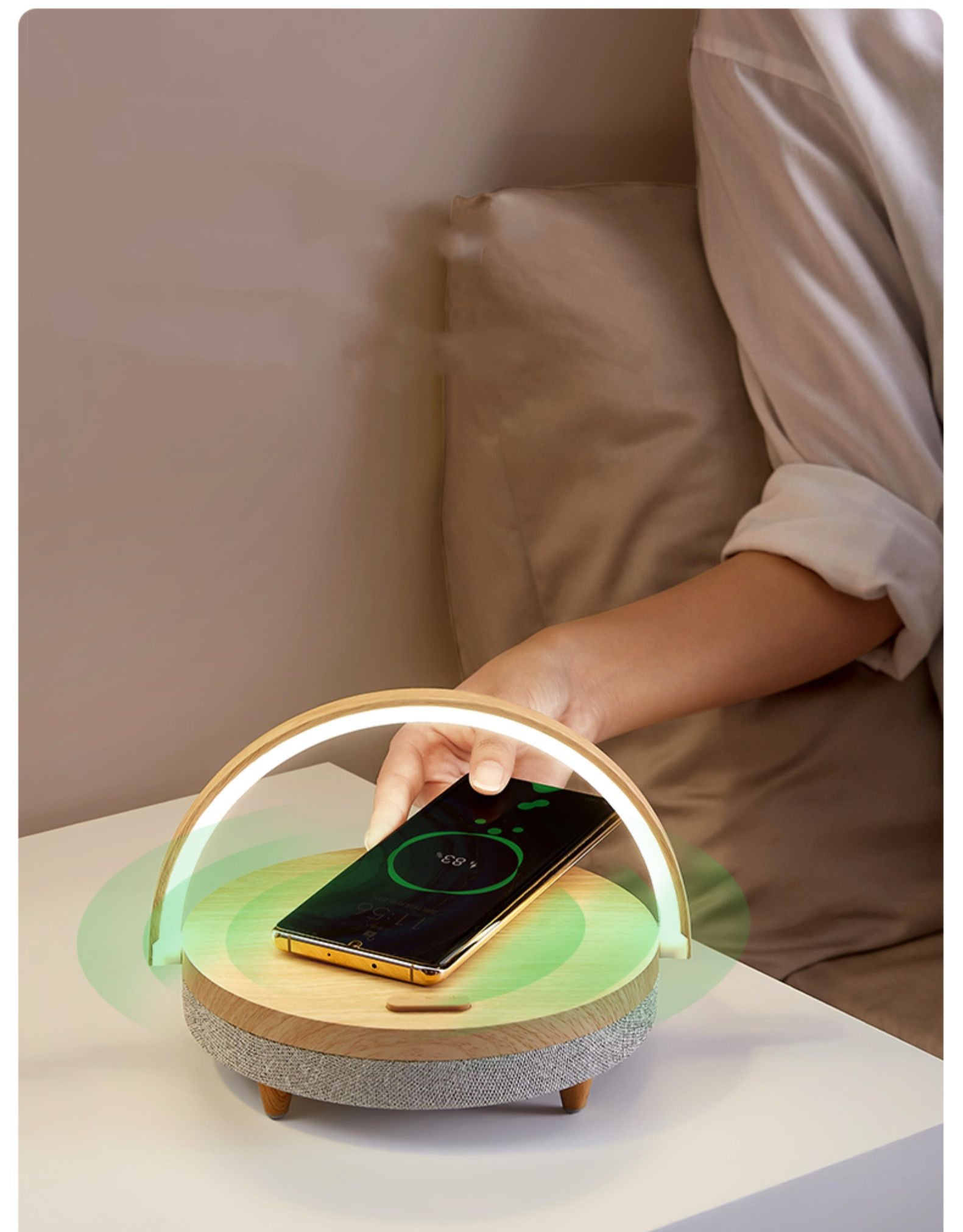 Multi - Function Wireless Charging Night Light - Zambeel