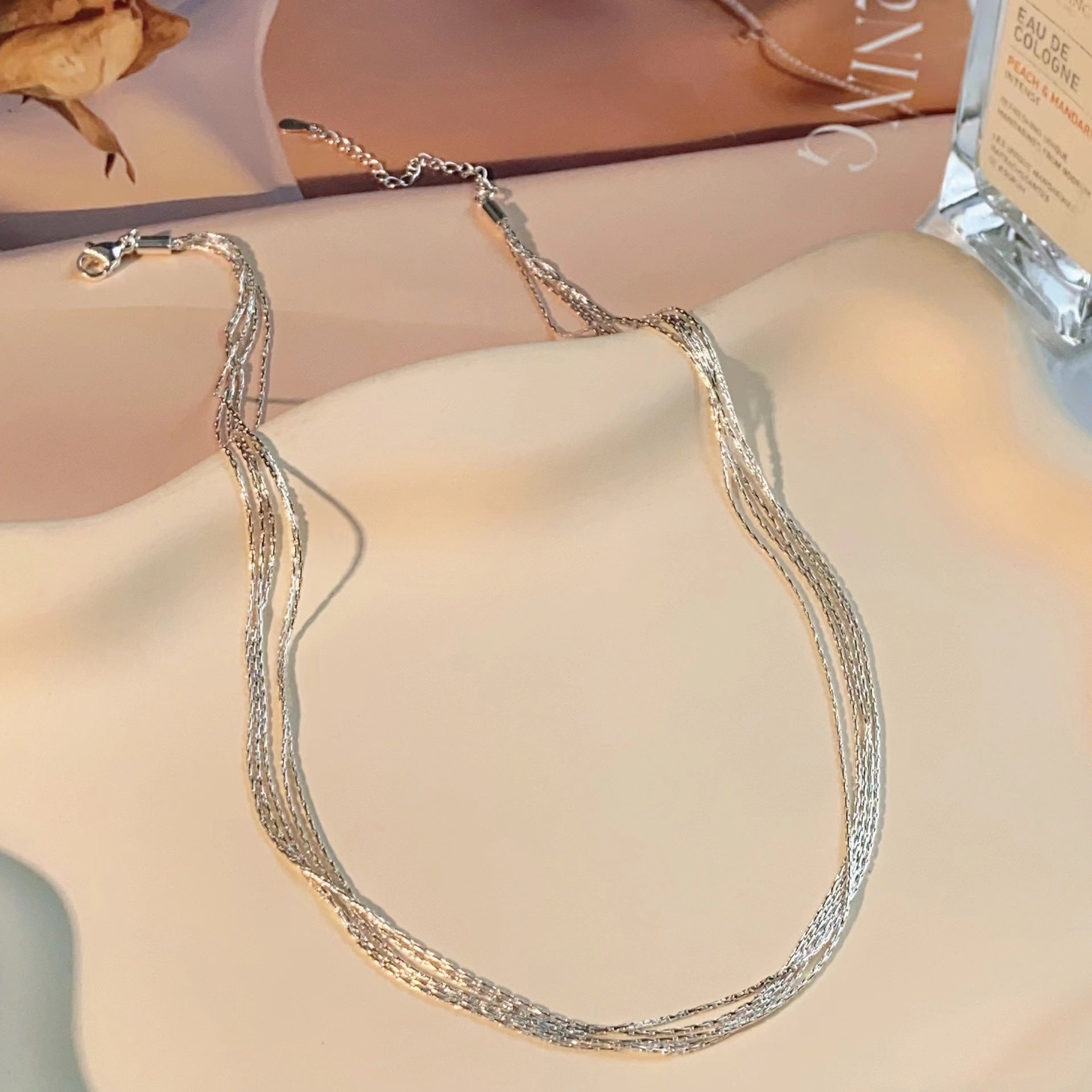 Multi - layer Small Snake Bone Necklace Simple Special - interest Design Cold Style Temperament Clavicle Chain - Zambeel