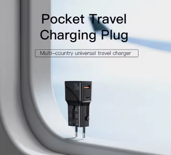 Multi Plug Outlet USB Travel Charger - Zambeel