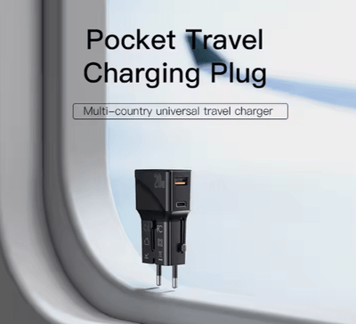 Multi Plug Outlet USB Travel Charger - Zambeel