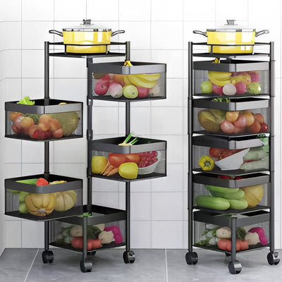 Multi - Tier Rolling Storage Cart © - Zambeel