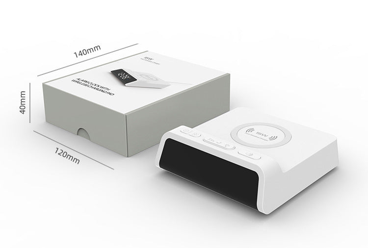 Multifunctional 15W Wireless Charger Clock Alarm Clock Factory Private Model - Zambeel