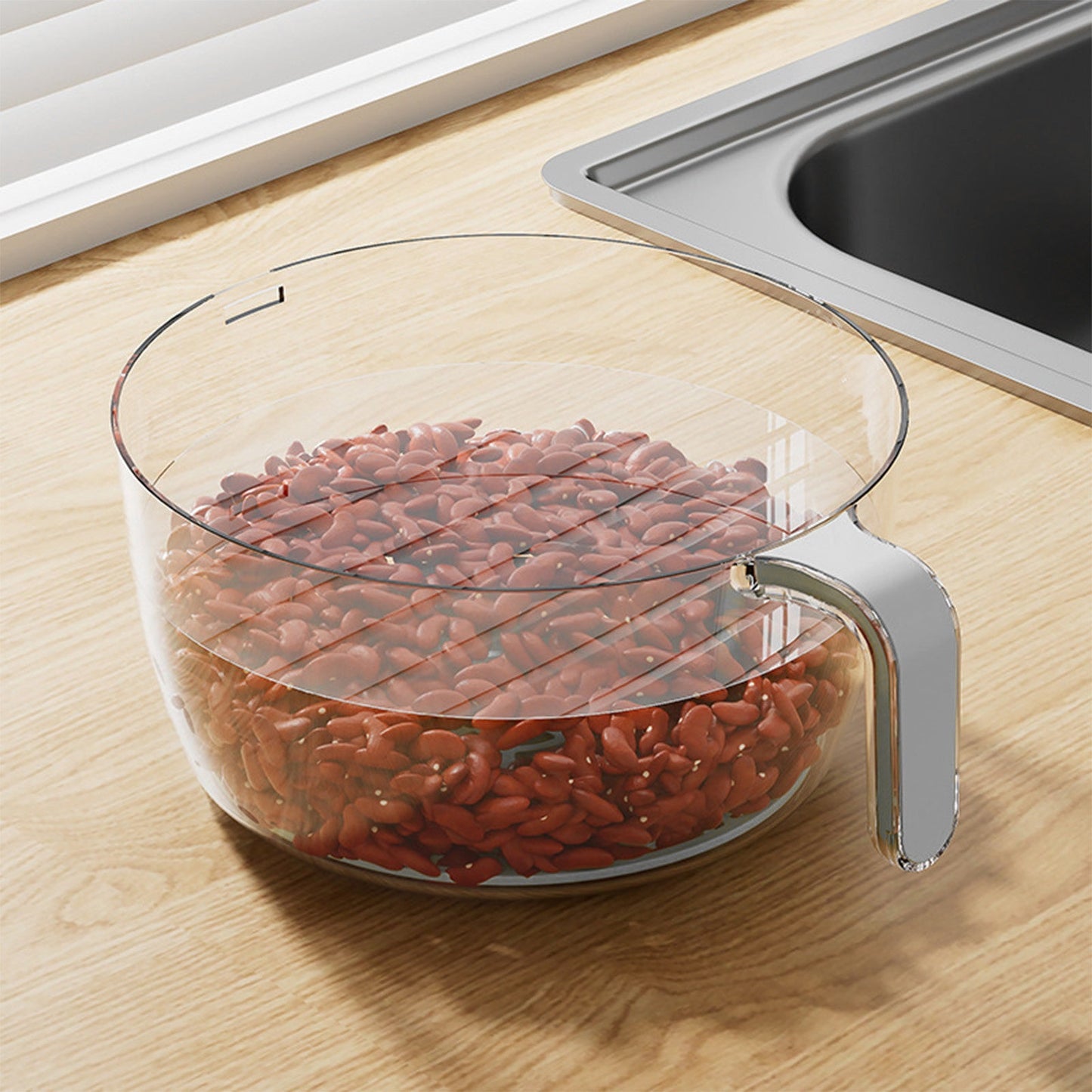 Multifunctional Drainage Basin For Domestic Kitchen Rice Fruit Washing Basket Vegetable Basket Wash Multi Function Kitchen Gadgets - Zambeel