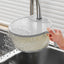 Multifunctional Drainage Basin For Domestic Kitchen Rice Fruit Washing Basket Vegetable Basket Wash Multi Function Kitchen Gadgets - Zambeel