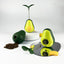 Multifunctional Food Leakage Toy Tumbler Avocado Cat Toy - Zambeel