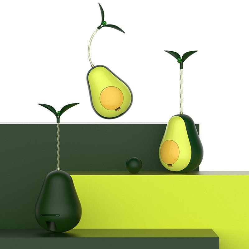 Multifunctional Food Leakage Toy Tumbler Avocado Cat Toy - Zambeel