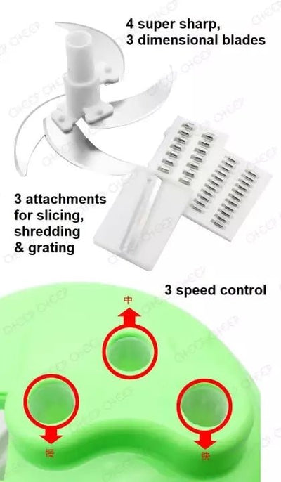 Multifunctional Food Processor (JCQ - 15) - Zambeel
