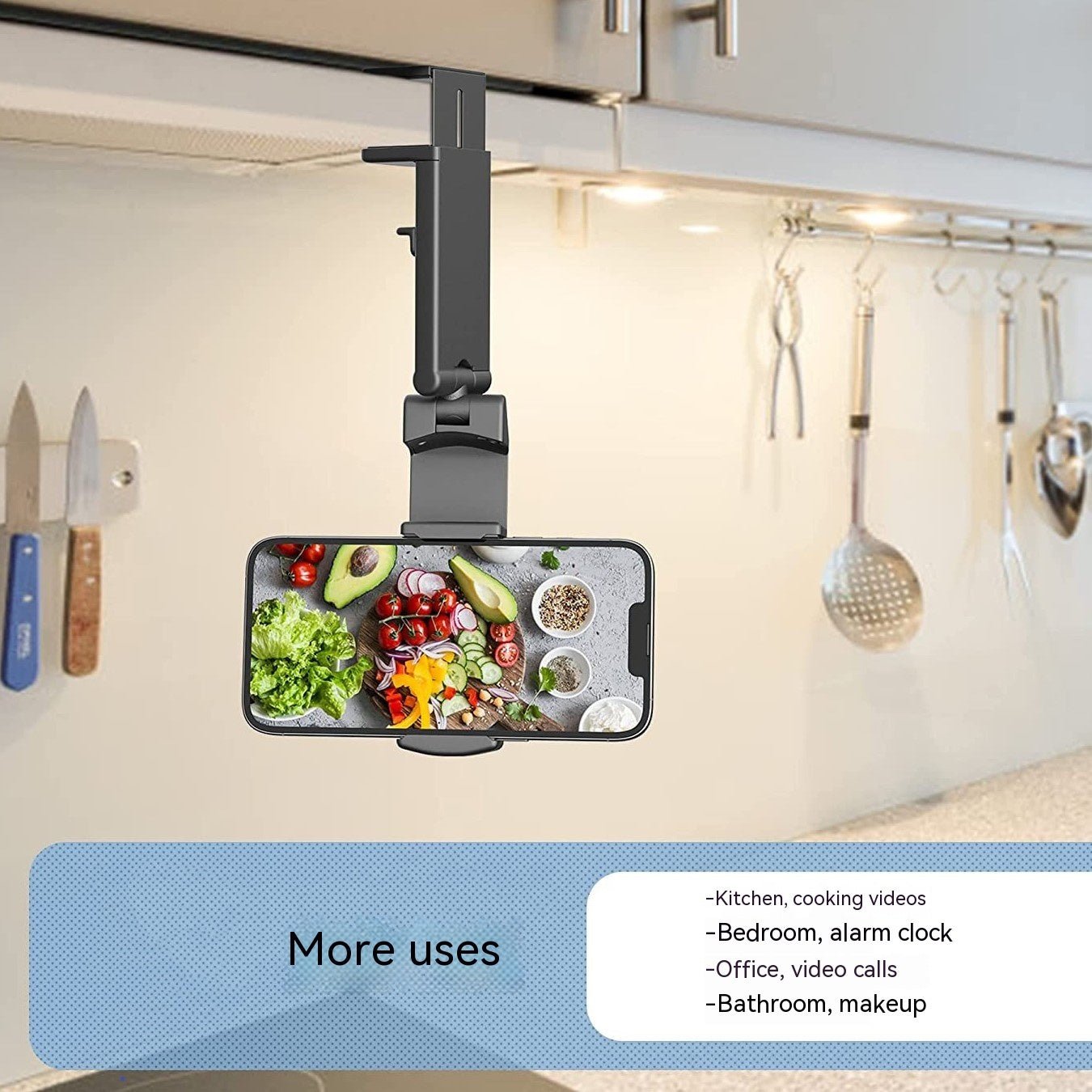 Multifunctional Lazy Phone Holder Business Trip Travel Office Binge - watching Tool Foldable Rotating - Zambeel