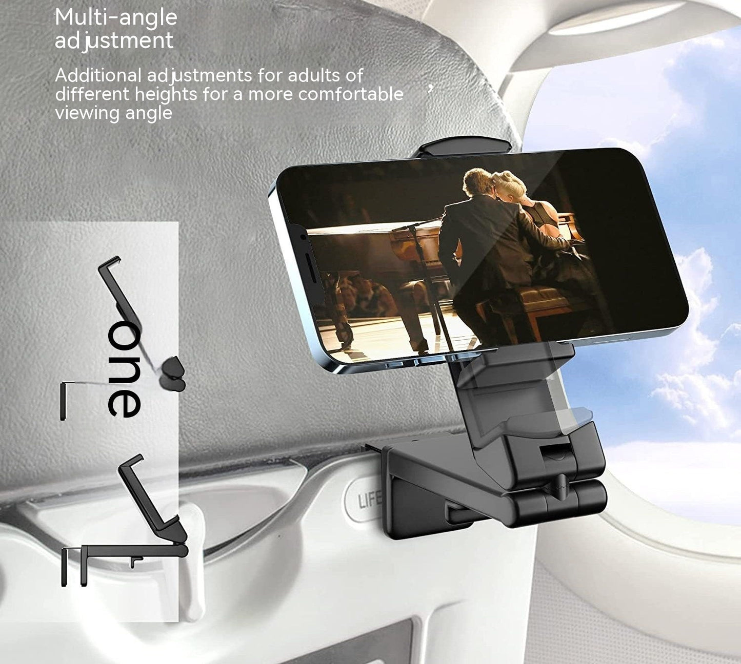 Multifunctional Lazy Phone Holder Business Trip Travel Office Binge - watching Tool Foldable Rotating - Zambeel