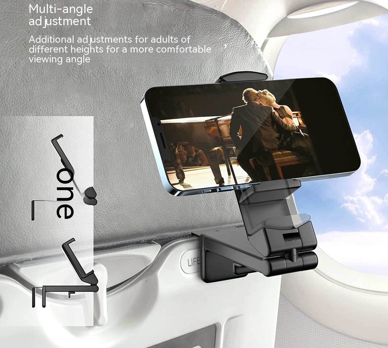 Multifunctional Lazy Phone Holder Business Trip Travel Office Binge - watching Tool Foldable Rotating - Zambeel