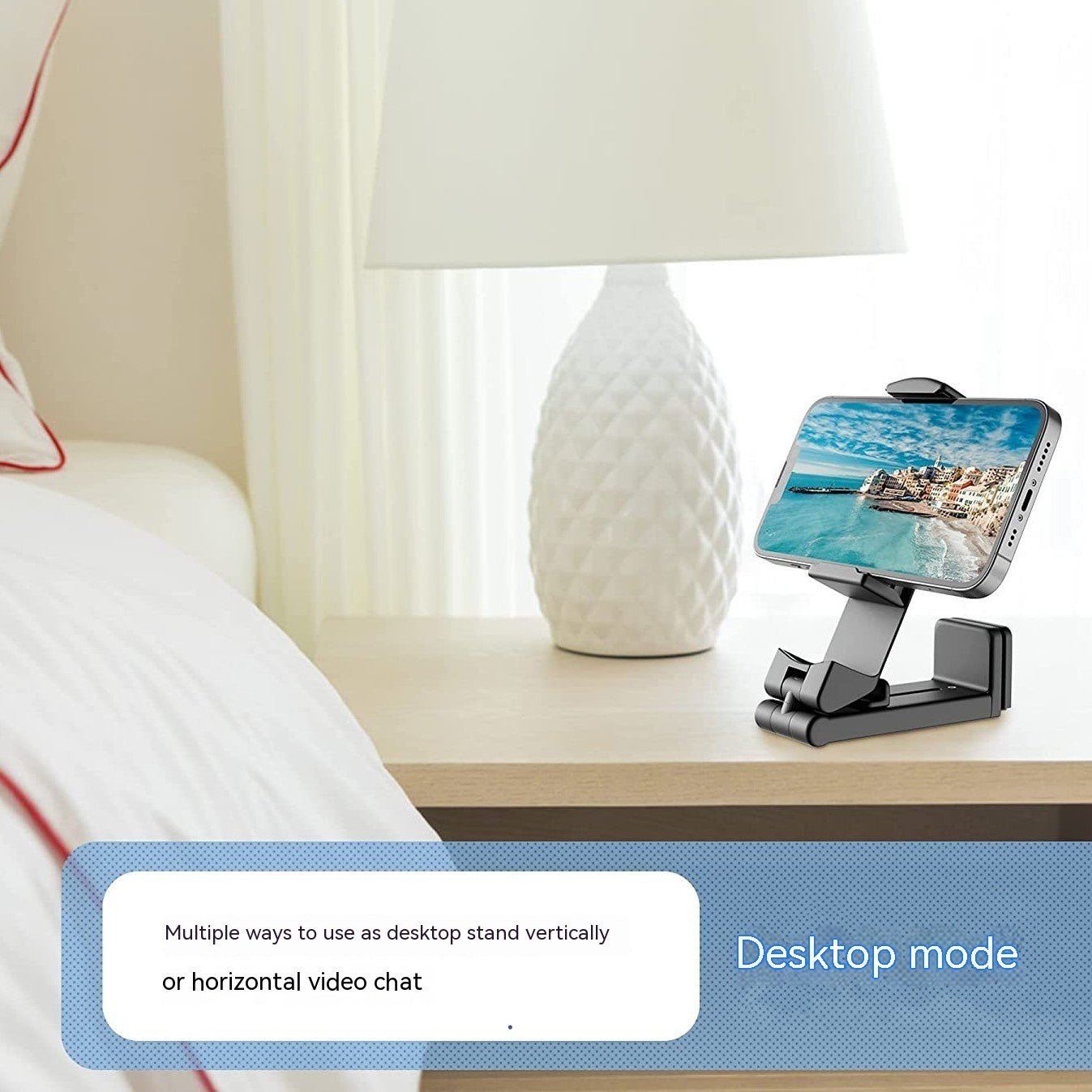 Multifunctional Lazy Phone Holder Business Trip Travel Office Binge - watching Tool Foldable Rotating - Zambeel