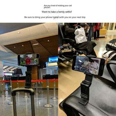 Multifunctional Lazy Phone Holder Business Trip Travel Office Binge - watching Tool Foldable Rotating - Zambeel