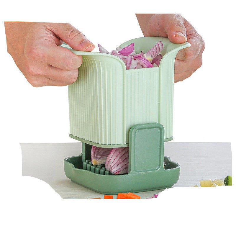Multifunctional Vegetable Chopper French Fries Cutter Household Hand Pressure Onion Dicer Cucumber Potato Slicer Kitchen Tools - Zambeel