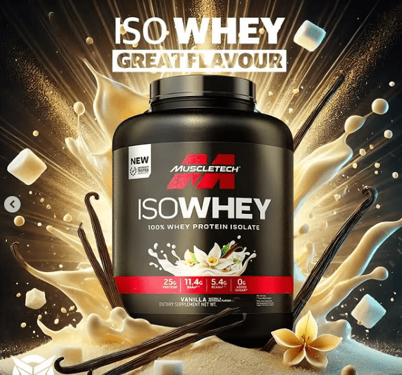 Muscletech - Iso Whey Vanilla (Original) - Zambeel