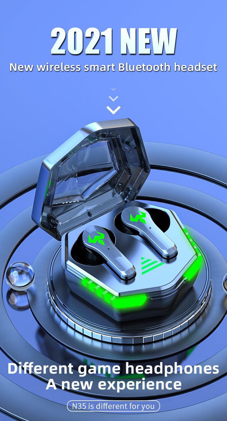 N35 Gaming Bluetooth Headset Wireless In - Ear - Zambeel