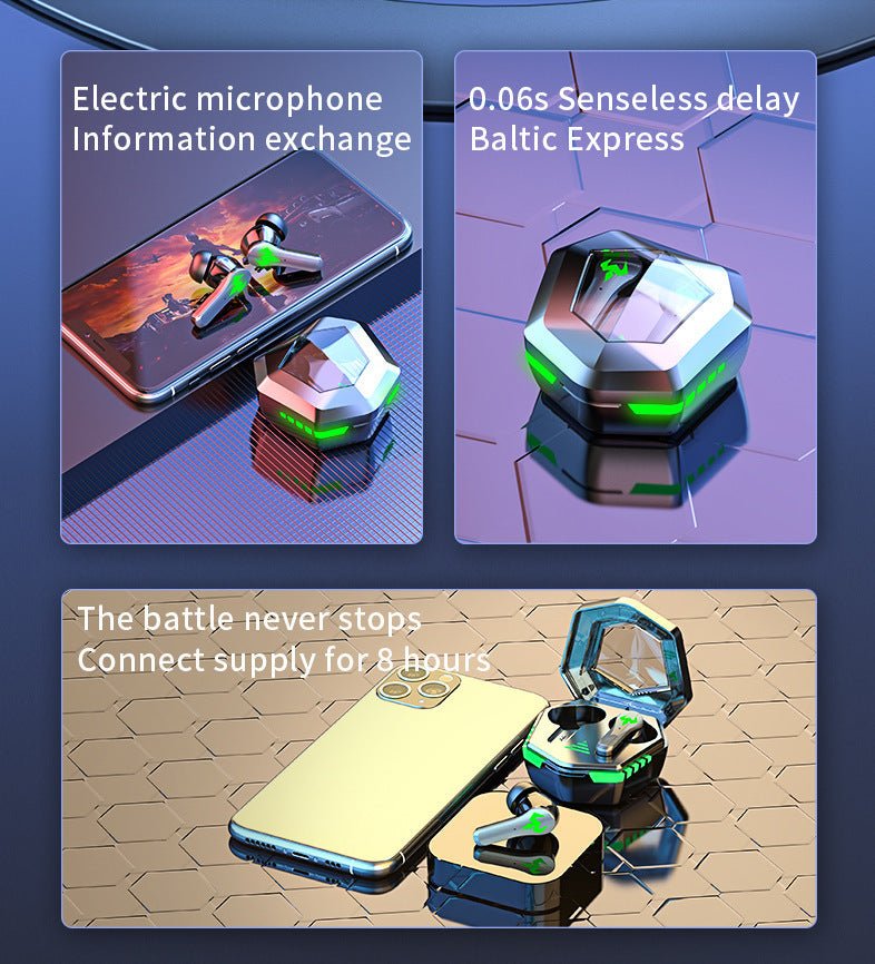 N35 Gaming Bluetooth Headset Wireless In - Ear - Zambeel