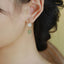 Natural Fritillary Hetian Jade Ear Studs White Lip Shell Flowers - Zambeel