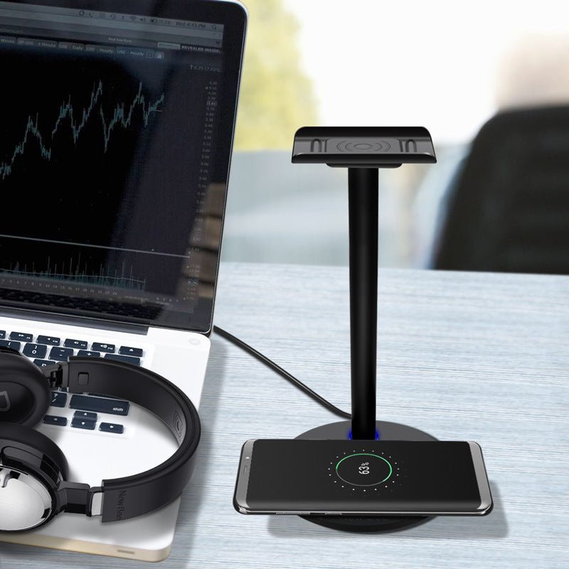 New Bee Wireless Charging Headset Stand - Zambeel
