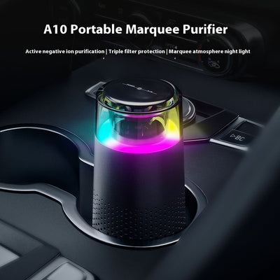 New Car Air Purifier Home Office Horse Running Light Except Flue Dust Purifier - Zambeel