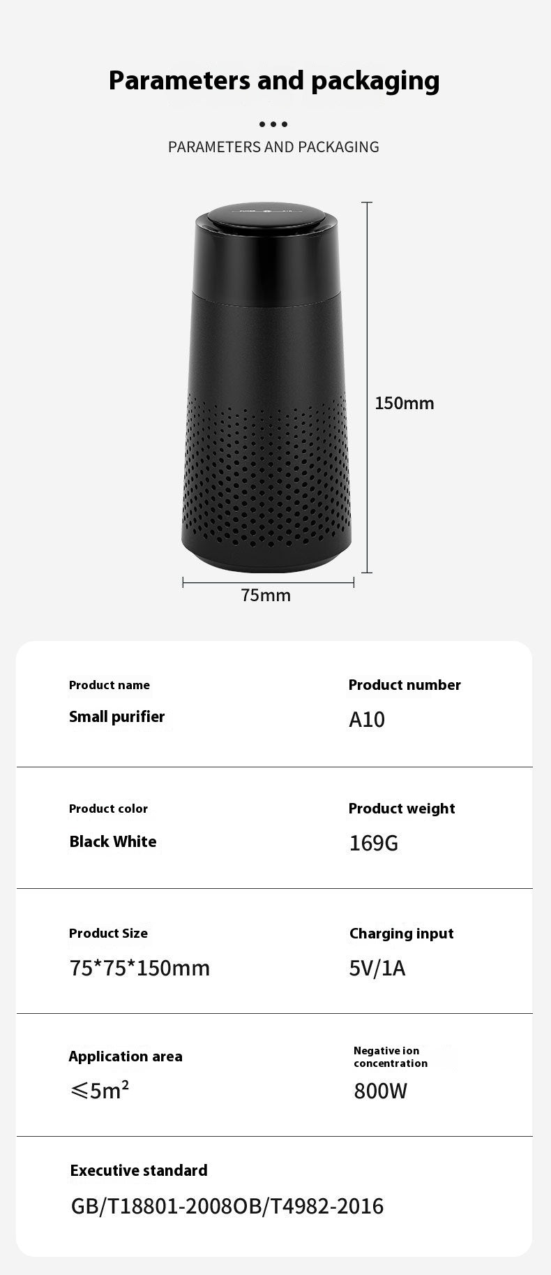 New Car Air Purifier Home Office Horse Running Light Except Flue Dust Purifier - Zambeel