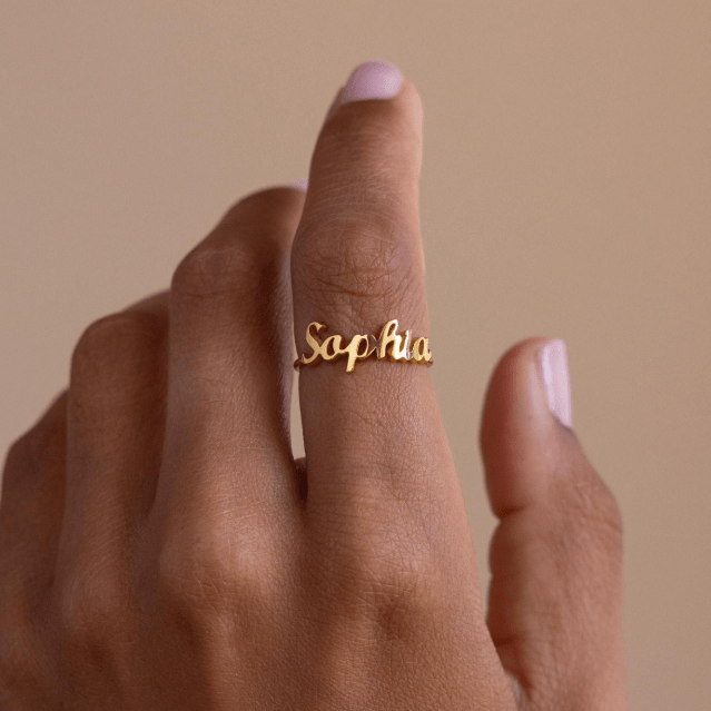 New Custom Name Ring - Zambeel