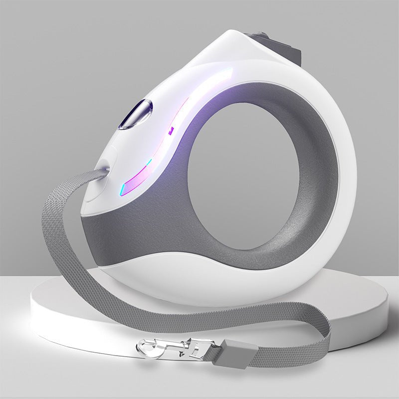 New Dog Traction Rope LED Night Lighting Automatic Retractable Leash Pet Supplies - Zambeel