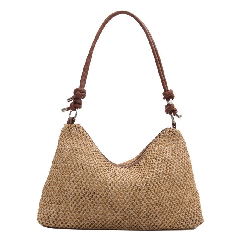 New Fashion Retro Straw Bag Versatile Large Capacity - Zambeel