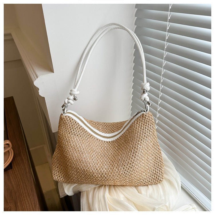 New Fashion Retro Straw Bag Versatile Large Capacity - Zambeel