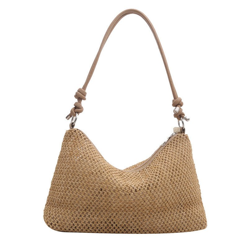 New Fashion Retro Straw Bag Versatile Large Capacity - Zambeel