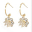 New Flower Short Earrings Sweet Fashion - Zambeel