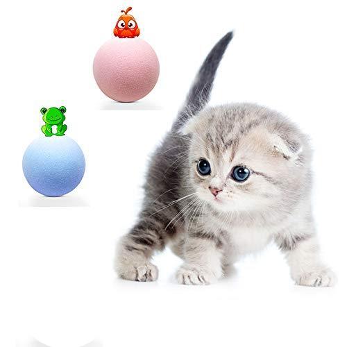 New Gravity Ball Smart Touch Sounding Toys Interactive Pet Toys Squeak Toys Ball Pet Training Toy For Indoor Cats - Zambeel
