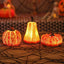 New Halloween Pumpkin Lantern Simulation Pumpkin LED Candle Lamp Resin Luminous Pumpkin - Zambeel