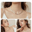 New Hoop And Pearl Chain Stitching Necklace For Women - Zambeel