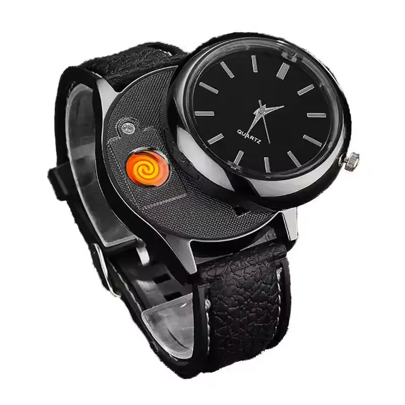 New Military USB Lighter Watch Men's - Zambeel