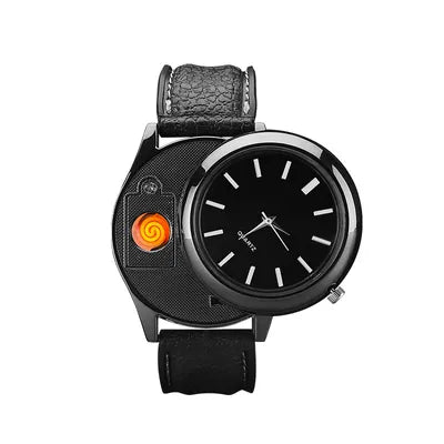 New Military USB Lighter Watch Men's - Zambeel