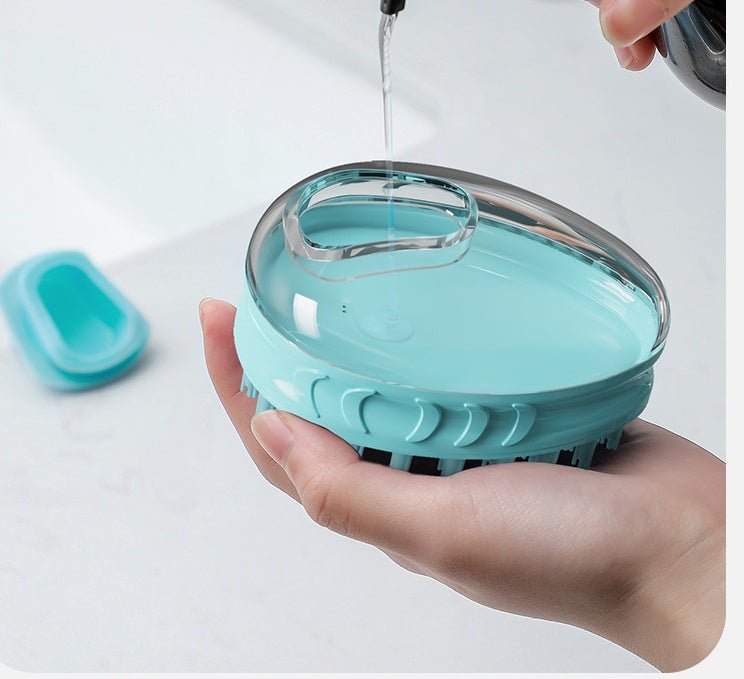 New Pet Bath Brush Dog Rub Massage - Zambeel