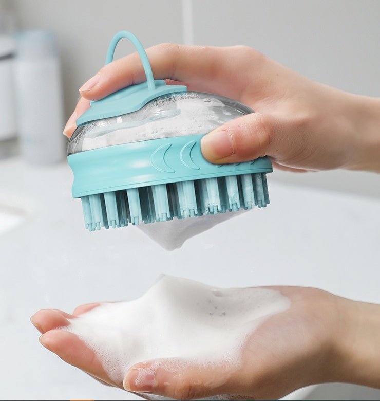 New Pet Bath Brush Dog Rub Massage - Zambeel