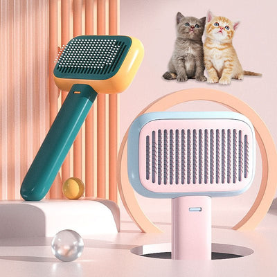New Pet Cat Dog Hair Brush Hair Massage Comb Open - Knot Brush Grooming Cleaning Tool Stainless Steel Comb - Zambeel