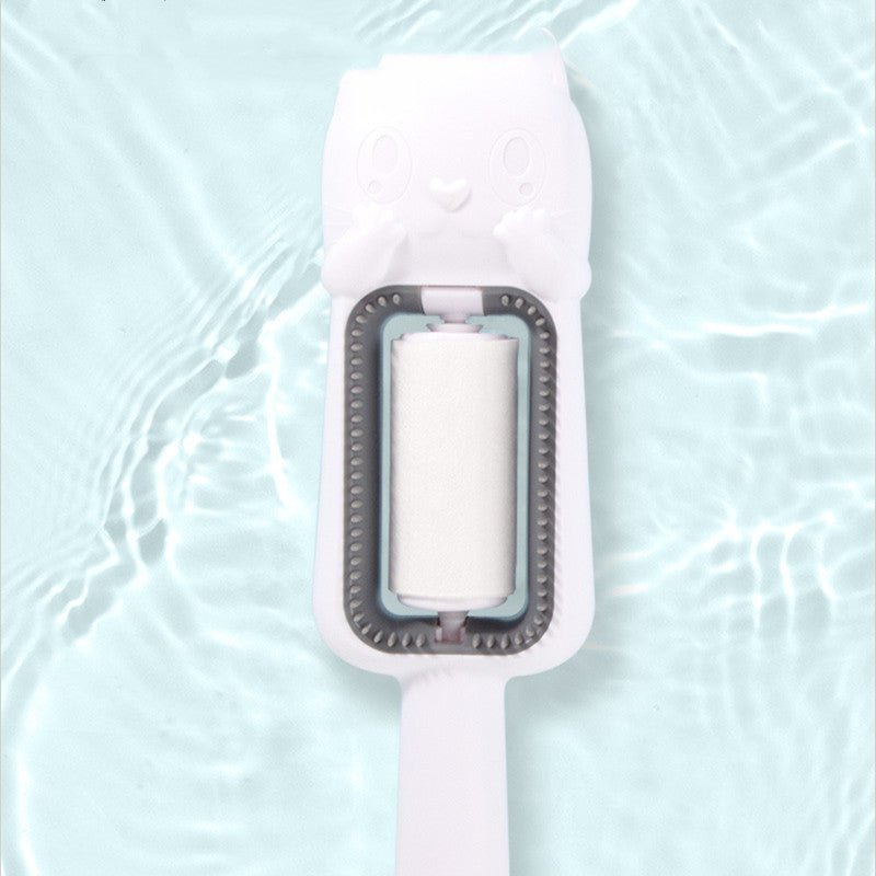 New Pet Cleaning Hair Removal Lent Remover Cat Drum Type Disposable Wipes Comb - Zambeel