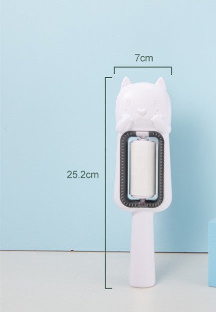 New Pet Cleaning Hair Removal Lent Remover Cat Drum Type Disposable Wipes Comb - Zambeel
