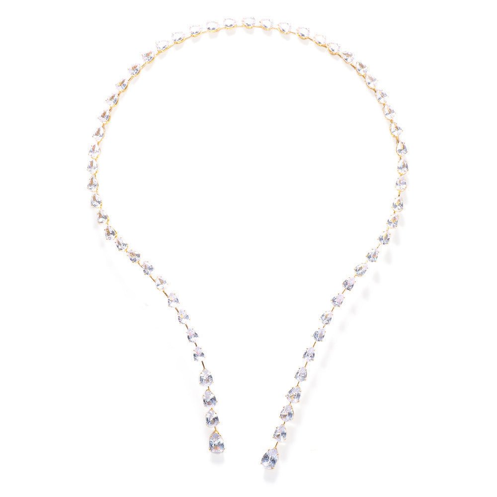New Popular Zircon Necklace Versatile Fashion - Zambeel