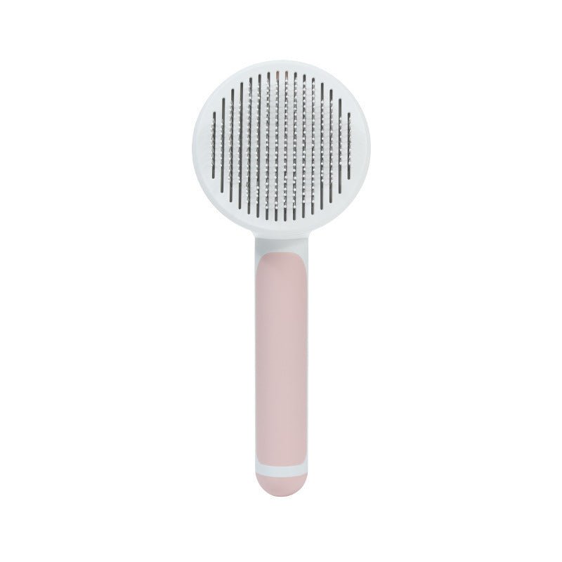 New Round Handle Pet Comb Sticky Bead Massage - Zambeel