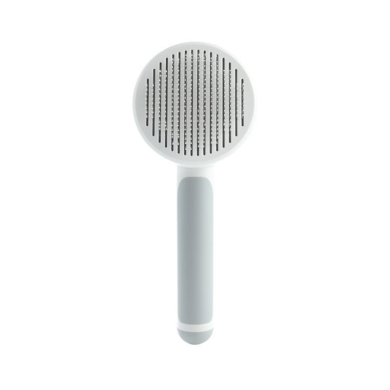 New Round Handle Pet Comb Sticky Bead Massage - Zambeel